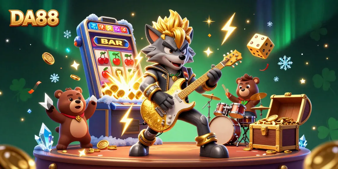 Experience DA88's thrilling casino magic with energetic characters and dynamic slots!