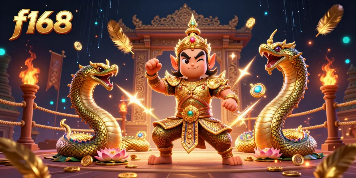 Bet on thrilling adventures at f168 with a visually dynamic 3D rendering of online gambling representations.