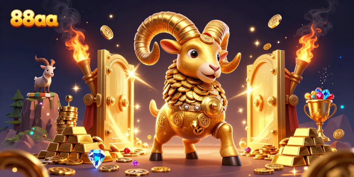 Experience thrilling 88aa action with vibrant golden casino treasures and dynamic gaming elements.