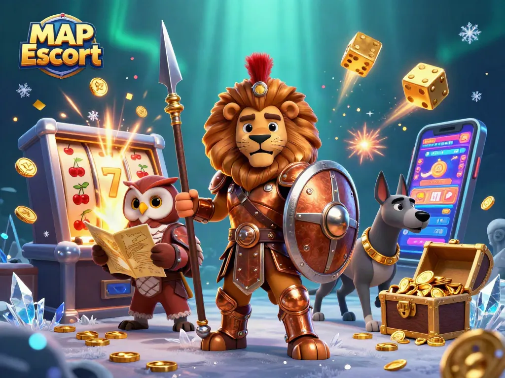 Experience the thrill of MAP Escort with an exciting slot machine and skilled characters!