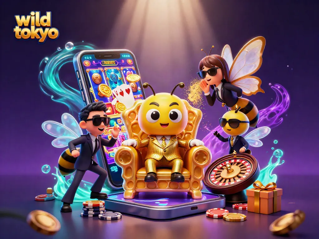 Engage in thrilling gameplay at wild tokyo casino with vibrant characters and exciting game elements.