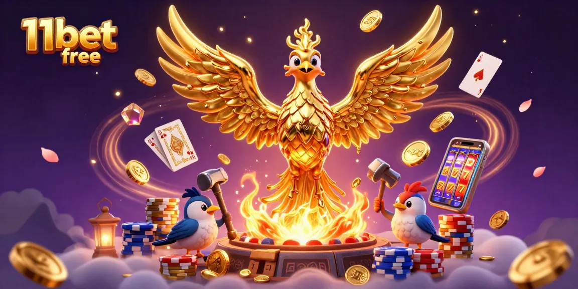 Celebrate winning with the stunning 11bet free golden phoenix and casino elements in dynamic action.