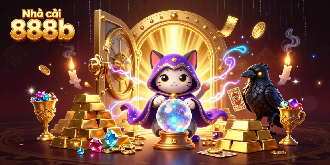 Experience exciting gaming adventures at Nhà cái 888b with vibrant casino elements and enchanting characters.