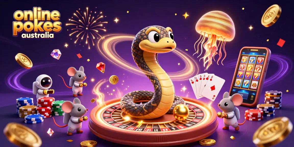 Spin the reels of online pokies Australia with vibrant cosmic characters and dazzling casino elements!