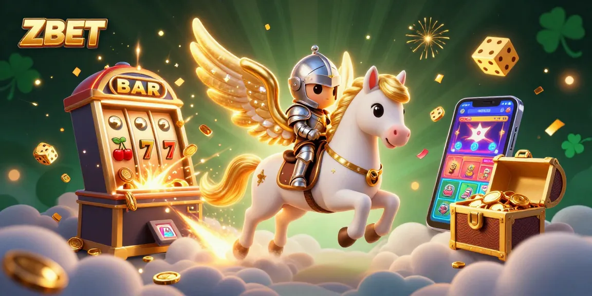 ZBET delivers thrilling slot action with a dazzling jackpot explosion in a fantasy scene.
