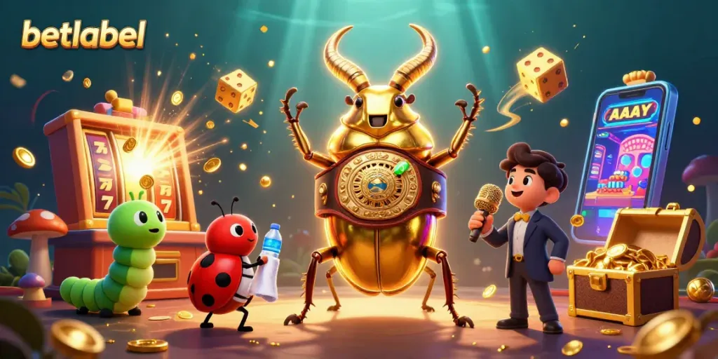 Experience the thrill of betlabel with a vibrant, dynamic 3D casino illustration packed with action!