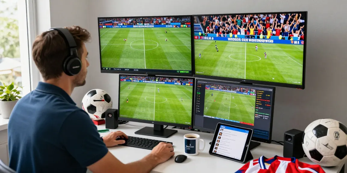 Football analyst at https://bongdata.net/ analyzing live World Cup match statistics with interactive displays.