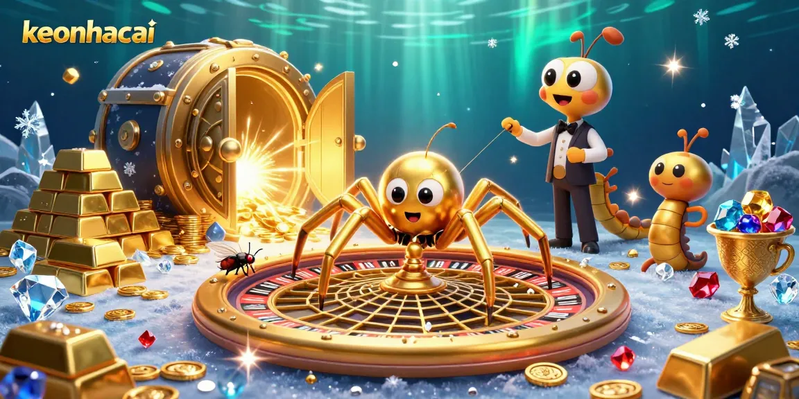 Engage with keonhacai by placing bets in this vibrant casino illustration showcasing excitement and strategy.