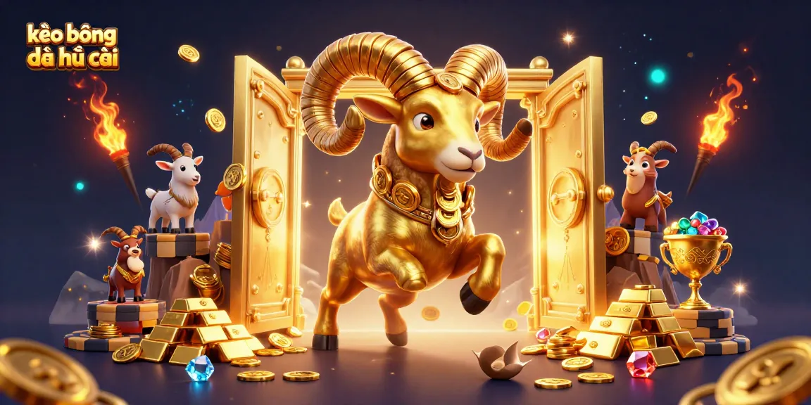 Experience the thrill of kèo bóng đá nhà cái with our vibrant 3D illustration, showcasing high-stakes action and glamour.